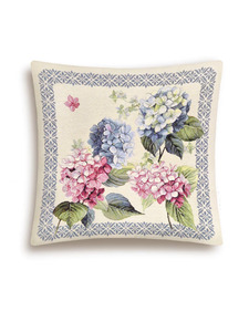 Наволочка декоративная 2412597 Гортензия гобелен 45*45 / Le Gobelin