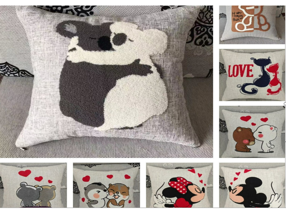 НАволочка декоративная 1672380 Love полиэстер 45*45 / Le Gobelin