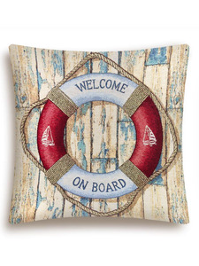 Наволочка декоративная 8337 Моррской клуб Круг гобелен 44*44 / Le Gobelin