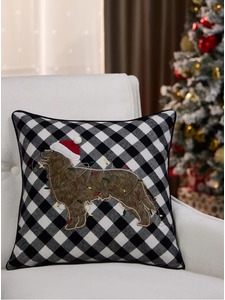 Наволочка декоративная Flyffy Собака полиэстер 45*45 / Le Gobelin