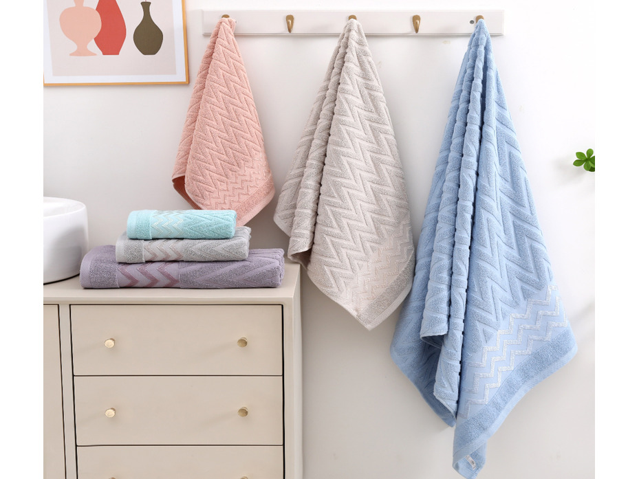 Полотенце 6804822 Зигзак махрове 35*75 / 7-я