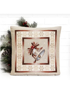 Наволочка декоративная Новогодний вечер Колокольчик гобелен 45*45 / Le Gobelin