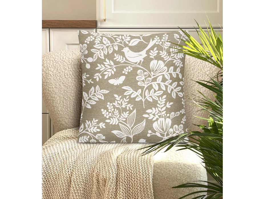 Наволочка декоративная 2310853 Берген птички крупные гобелен 45*45 / Le Gobelin Наволочка декоративная 2310853 Берген птички крупные гобелен 45*45 / Le Gobelin