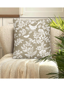 Наволочка декоративная 2310853 Берген птички крупные гобелен 45*45 / Le Gobelin