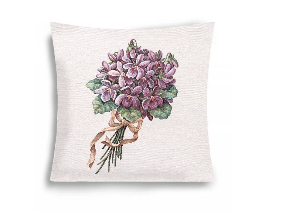 Наволочка декоративная 2517848 Фиалки букет гобелен 45*45 / Le Gobelin Наволочка декоративная 2517848 Фиалки букет гобелен 45*45 / Le Gobelin