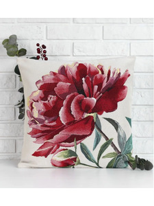 Наволочка декоративная 9386 Пион гобелен 45*45 / Le Gobelin