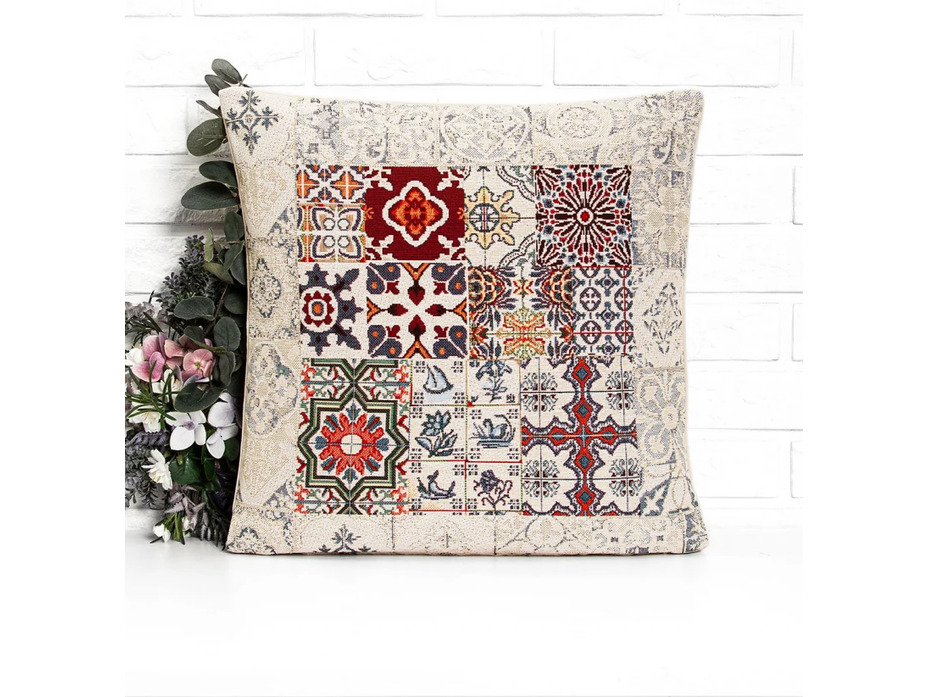 Наволочка декоративная 02621 Сицилия гобелен 45*45 / Le Gobelin