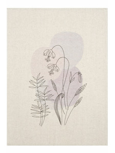 Полотенце 22С142-ШР+К Графика-2 льняное 45*60 / Белорусский лен