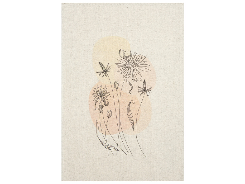 Полотенце 22С142-ШР+К Графика-1 льняное 45*60 / Белорусский лен Полотенце 22С142-ШР+К Графика-1 льняное 45*60 / Белорусский лен