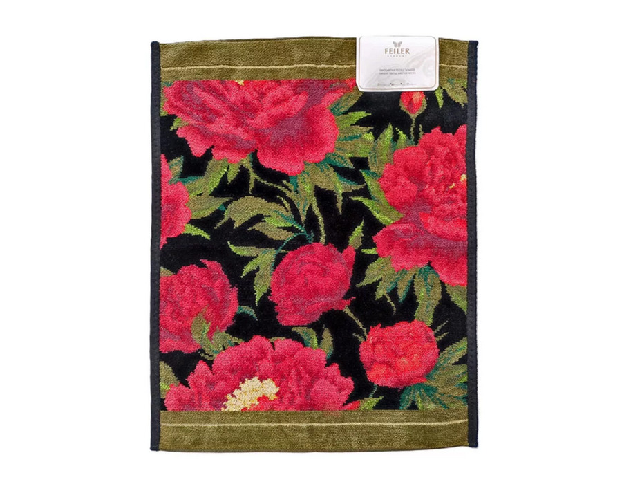 Полотенце Isabella forest green 182 шенилл 37*50 / Feiler