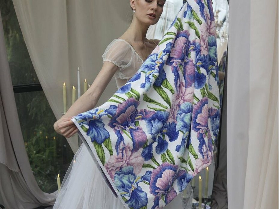 Полотенце Giselle puder 130 шенилл 50*100 / Feiler Полотенце Giselle puder 130 шенилл 50*100 / Feiler