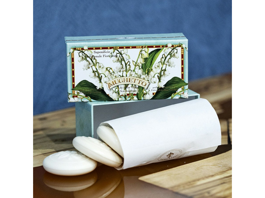 Мыло FO 92 Lily of Valery с ароматом Ландыша, 50 гр (6 шт) / Saponificio Artigianale Fiorentino