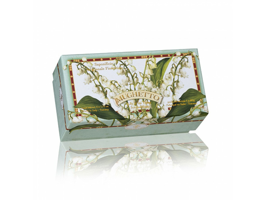 Мыло FO 92 Lily of Valery с ароматом Ландыша, 50 гр (6 шт) / Saponificio Artigianale Fiorentino
