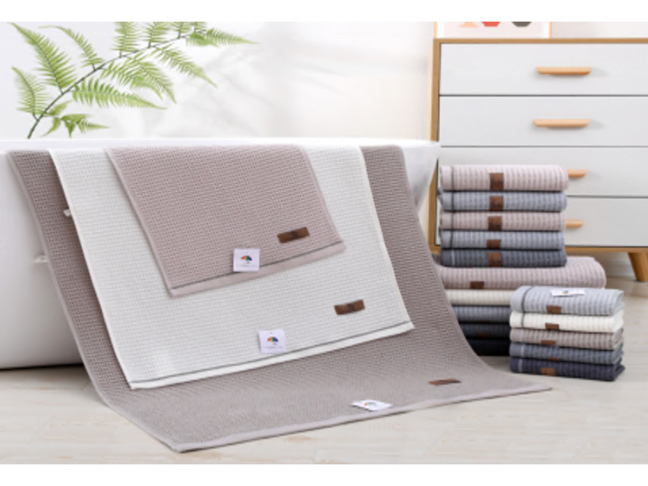 Полотенце 1505284 Однотонное вафельное 50*90 / 7-я