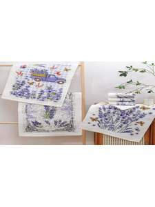 Полотенце 2211444 Лаванда вафельное 40*60 / 7-я