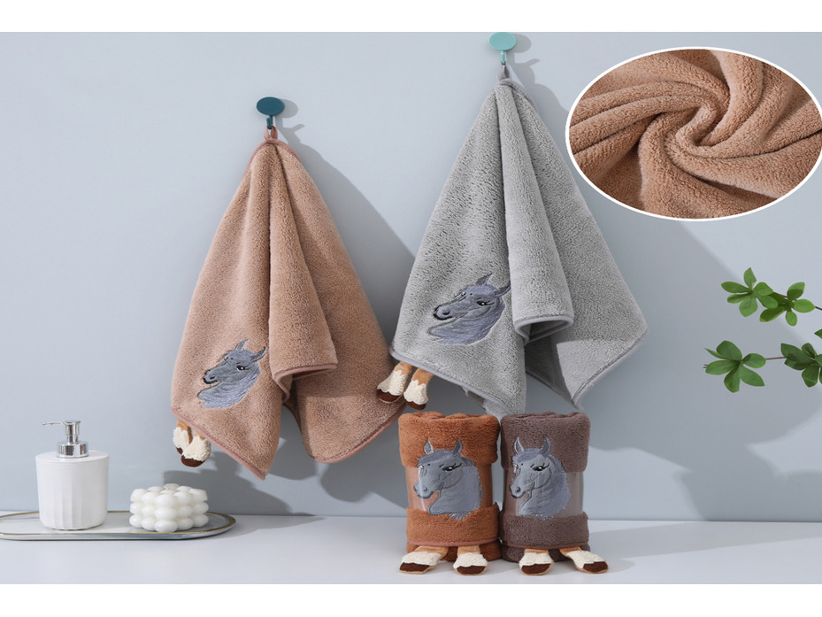 Полотенце 4505782 Символ года Лошадь микрофибра 50*90 / 7-я Полотенце 4505782 Символ года Лошадь микрофибра 50*90 / 7-я