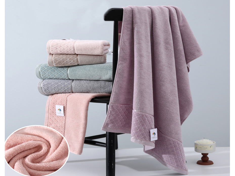 Полотенце 1504558 Ромбы махровое 35*75 / 7-я