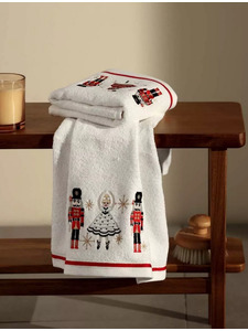 Набор полотенец Christmas Holiday Ballet махровые (50*70, 2 шт) / Arya