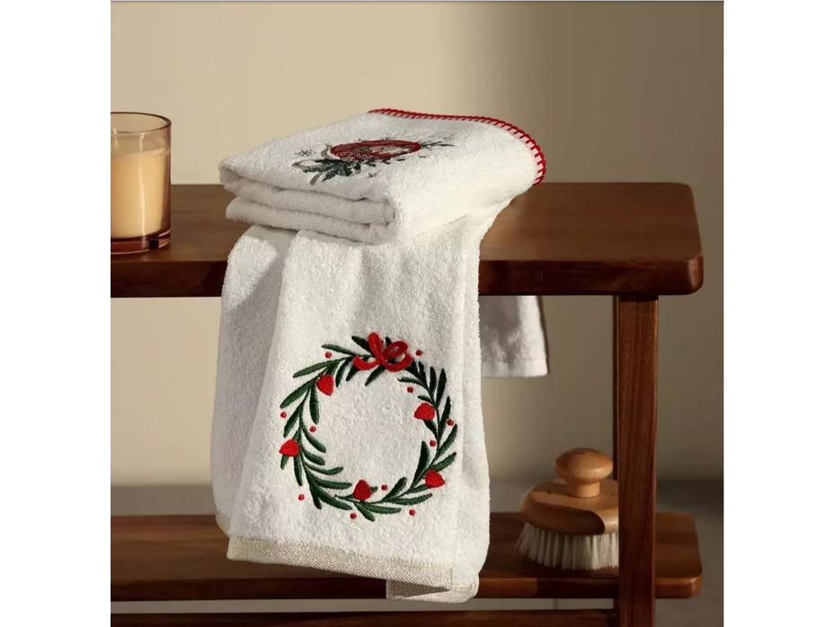 Набор полотенец Christmas Holiday Shine махровые (50*70, 2 шт) / Arya