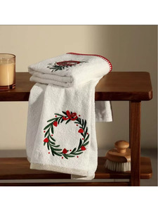 Набор полотенец Christmas Holiday Shine махровые (50*70, 2 шт) / Arya