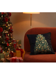 Наволочка декоративная Christmas Tree полиэстер 45*45 / Arya