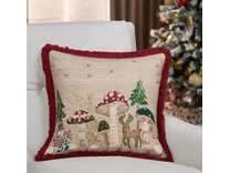 Наволочка декоративная Holly Mushrooms хлопковая 45*45 / Arya Наволочка декоративная Holly Mushrooms хлопковая 45*45 / Arya