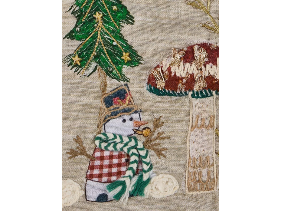 Наволочка декоративная Holly Mushrooms хлопковая 45*45 / Arya Наволочка декоративная Holly Mushrooms хлопковая 45*45 / Arya