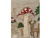 Наволочка декоративная Holly Mushrooms хлопковая 45*45 / Arya Наволочка декоративная Holly Mushrooms хлопковая 45*45 / Arya