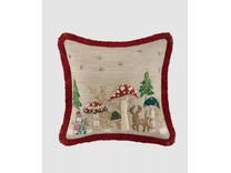 Наволочка декоративная Holly Mushrooms хлопковая 45*45 / Arya Наволочка декоративная Holly Mushrooms хлопковая 45*45 / Arya