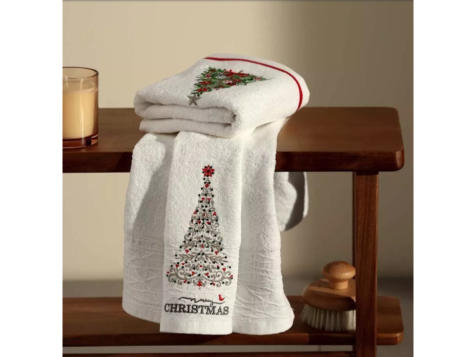 Набор полотенец Christmas Festive Forest махровые (50*70, 2 шт) / Arya Набор полотенец Christmas Festive Forest махровые (50*70, 2 шт) / Arya