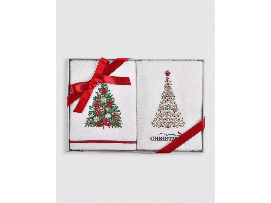 Набор полотенец Christmas Festive Forest махровые (50*70, 2 шт) / Arya Набор полотенец Christmas Festive Forest махровые (50*70, 2 шт) / Arya
