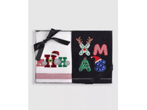 Набор полотенец Christmas Santa Mood махровые (50*70, 2 шт) / Arya