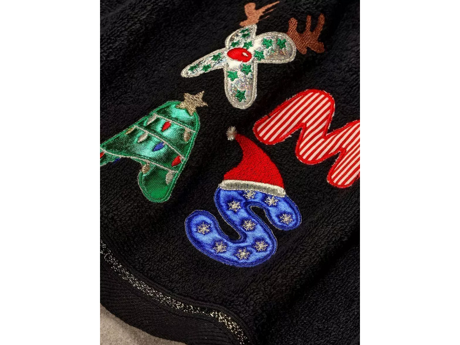 Набор полотенец Christmas Santa Mood махровые (50*70, 2 шт) / Arya