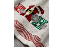 Набор полотенец Christmas Santa Mood махровые (50*70, 2 шт) / Arya