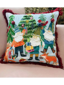 Наволочка декоративная Forest Festiva хлопковая 45*45 / Arya