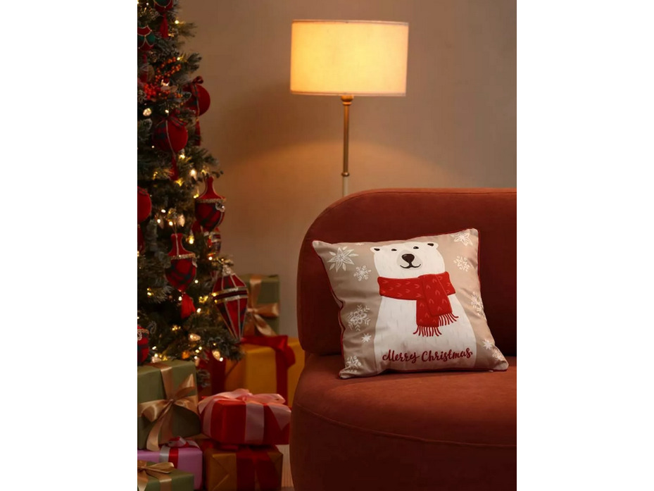 Наволочка декоративная nordic Bear полиэстер 45*45 / Arya