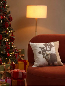 Наволочка декоративная Nordic Reindeer полиэстер 45*47 / Arya