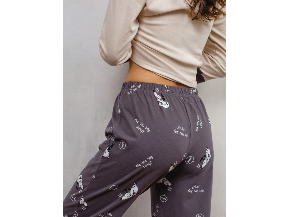 Пижама женская, лонгслив и брюки 1620д/1519 / Дюма