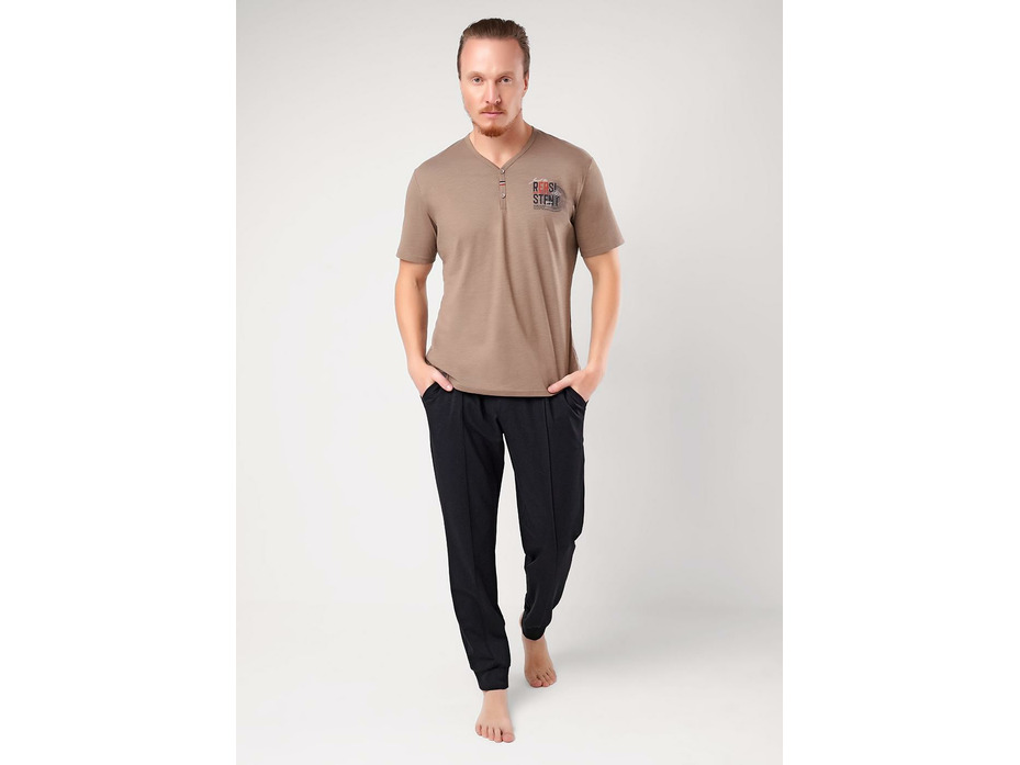 Пижама мужская, футболка и брюки MHP451632/1 / Clever
