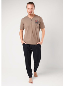 Пижама мужская, футболка и брюки MHP451632/1 / Clever