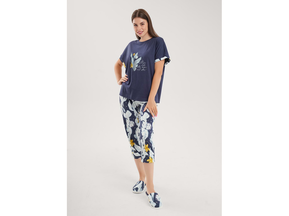 Пижама женская, футболка и капри LP15-1209/1 / Clever