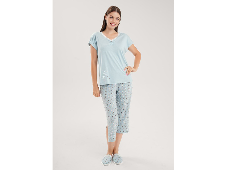 Пижама женская, футболка и капри LP15-1209/2 / Clever