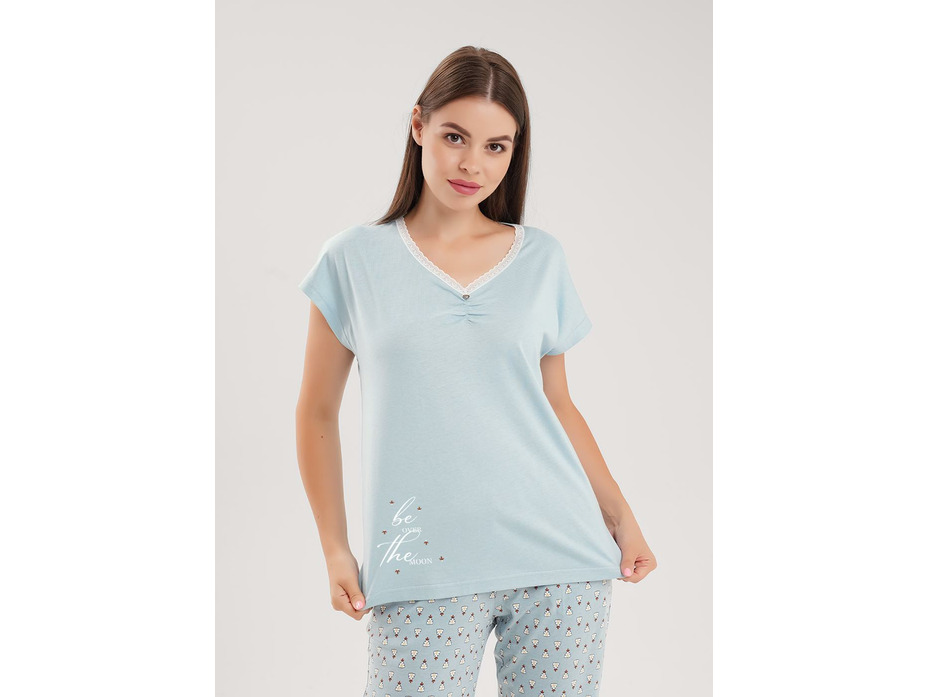Пижама женская, футболка и капри LP15-1209/2 / Clever