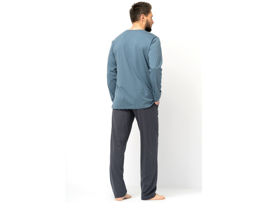 Пижама мужская, лонгслив и брюки MNS627 / Key