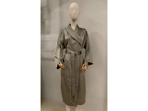 Халат унисекс Геометрия бежевая шелковый / Silk Made in Germany