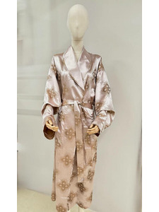 Халат унисекс Павлин шелковый / Silk Made in Germany