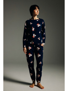 Пижама женская, лонгслив и брюки 62122 Happy Mouses / Hays