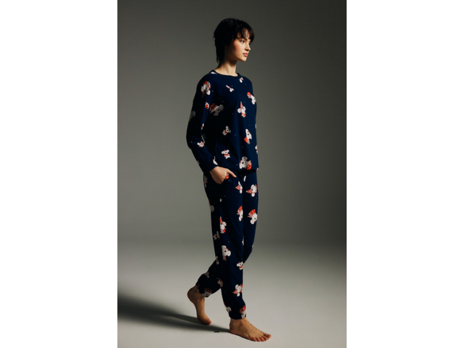 Пижама женская, лонгслив и брюки 62122 Happy Mouses / Hays