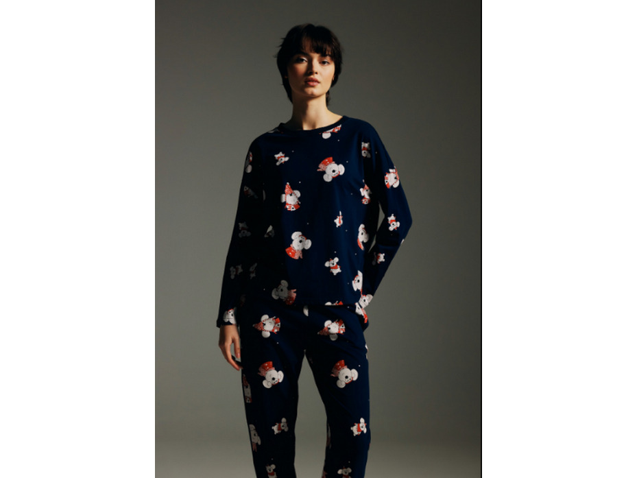 Пижама женская, лонгслив и брюки 62122 Happy Mouses / Hays
