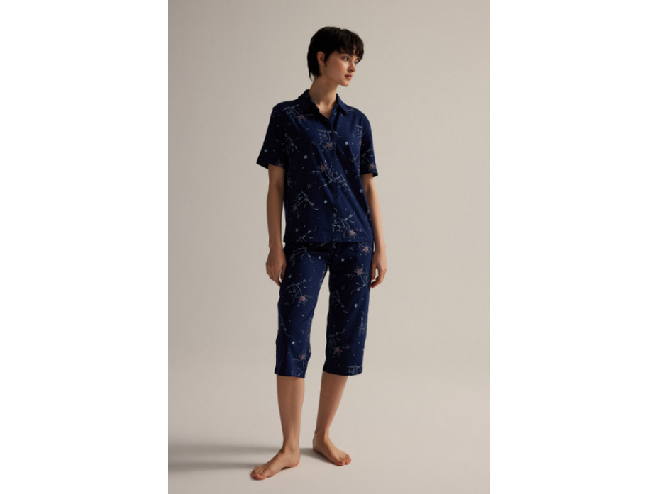 Пижама женская, рубашка и капри 62338 Cute cat / Hays